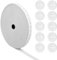 Pinsheng 30M Cinta de Goma Elastica Costura, Elástico con Ojales Banda Elástica Costura con Botones para Pantalón Pretinas Maternidad Ropa Coser Ropa Personalizada (Blanco)