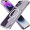 REBEL Klare Hülle für iPhone 14 Pro [Crystal Series Gen-4] Stark MagSafe Kompatibel, Anti-Kratzen, Vergilbungsfrei, Schützende Stoßfänger, Metalltasten, 6,1 Zoll Phone 2023 (Kristallklar)