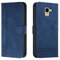 Lihondar Compatible with Samsung Galaxy J6 2018 Case, Samsung J6 2018 Case Wallet, PU Leather Folio Flip Cover with Card Holder Magnetic Closure Kickstand Phone Case Cover for Samsung J6 2018(Blue)