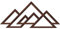 Beavorty Decorazione Murale Legno Forma di Montagna Arte da Parete Legno per Casa e Giardino Stile Rustico e Astratto Facile da Installare per Soggiorno e Noce