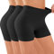YADIFEN Short de Cyclisme pour Femme, sous-vêtement Anti-frottement, Confortable, Taille Haute Cyclisme Doux Anti-frottement Boyshort Culotte,3 Paquet Noir,XL