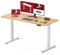 SANODESK QS1 110 x 60 cm Escritorio Elevable Eléctrico con un Tablero Entero Mesa de Elevable Eléctrico Escritorio Regulable en Altura Telescópico Bidireccional con Control de Memoria(Arce Blanco)