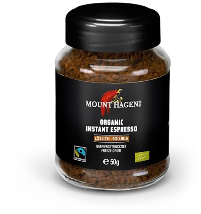 Mount Hagen Organic Fairtrade Instant Espresso 50g