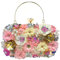 Handmade Flower Evening Bag - Women's Luxury Party Wedding Clutch (2-Pink)