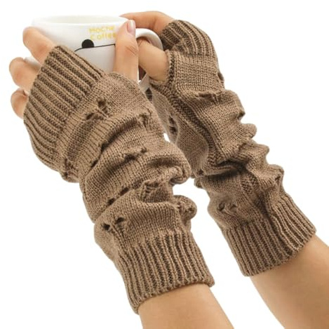 OTPEH Arm Warmers Fairy Grunge Fingerless Punk Goth Emo Gloves Y2K Accessories Cottagecore