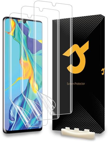 JZG 3 Piezas Protector de Pantalla P30 Pro, Autocuración en 10 segundos, HD Transparente P30 Pro Película Protectora