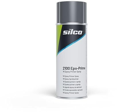 INTERMIX SUPPLIES Silco 2100 Epo-prime Spray 400ml - Epoxy Primer for Metal, Glass, Ceramics, Plastics & Wood with Excellent Corrosion Protection and Fast Drying (Grey)