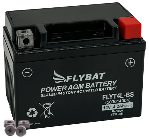 Batterie FlyBat FLYT4L-BS / YB4L-B AGM geschlossen