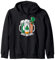 Chope à bière Saint Patrick Trèfle irlandais Sweat à Capuche
