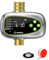 TURNRISE Irrigation Timer Brass Inlet/Outlet, Smart Water Timer Watering Timers with Rain Delay/Manual Mode, IP55 Waterproof Hose Sprinkler Timers for Garden Lawn