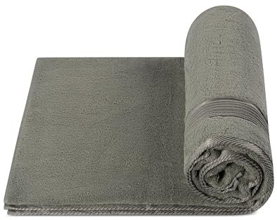 altego Badehandtuch groß 100 x 180 cm Premium Qualität 100% Baumwolle - Badetuch groß - Saunahandtuch - Saunatuch (Grün)