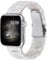 V.R.HOPE Modern Lightweight Resin Replacement Straps Compatible with Apple Watch Series 7/8/9/SE/10/ 41mm 40mm 38mm 42mm Women Men, for Apple Watch Straps Series 6/5/4/3/2/1 - Pearl-white