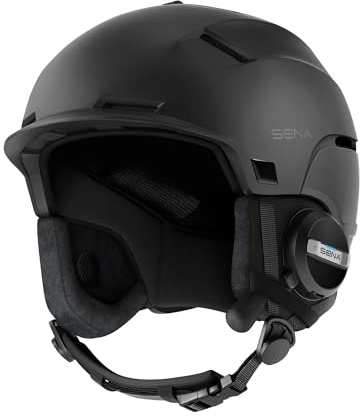 Sena Latitude S2 Snow Sports Smart Helm mit Bluetooth-Konnektivität und Mesh-Intercom-Kommunikation zum Skifahren, Snowboarden (Größe L)