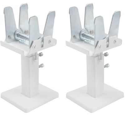 Pumixiy Support de radiateur au sol réglable pour radiateur convecteur - Support en acier avec hauteur réglable de 14 à 21 cm - Fixations et outils inclus
