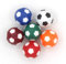 CS COSDDI 6 Pieces Table Football Soccer Balls 32/36 mm Table Football Mini Ball Coloured Table Football