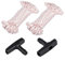 10 Meters 3.0mm Recoil Starter Rope Pull Cord-2pack, Lawn Mower Pull Cord with 2 Black Recoil Starter Handle for Craftsman Husqvarna STHIL Poulan Chainsaw Lawn