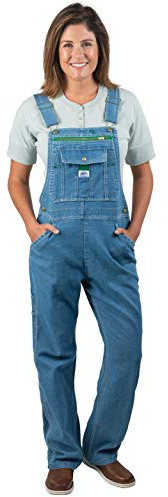 Liberty Salopette in Denim Tuta, Pietra Chiara Lavata, S Donna