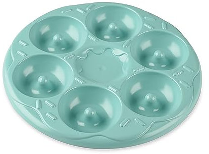 Nordic Ware Mikrowellen-Donut-Bites-Pfanne, sechs 1/8-Tassen-Mulden, Meeresglas