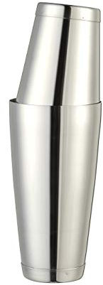 Boston Shaker Cocktail Set Deluxe Lestada Acero Inoxidable Doble Timbal Metálico 850 ml + 530 ml