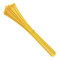 intervisio Collier de Serrage Réutilisable Plastique, 540 mm x 7,6 mm, Attache Câble Réutilisables, Serre Câbles Rilsan Nylon, Colliers Serre-Cable 540mm, Jaune, Lot de 100 Pièces