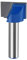 sourcing map Fraise à défoncer de 20 mm de diamètre avec tige de 8 mm, 2 cannelures en carbure de tungstène non revêtue pour le travail du bois