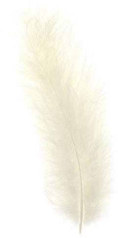 NEU Create It Easy Marabu-Federn ca.15cm, 15 Stück, 2g, creme