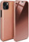 moex Void Case für Apple iPhone 13 mini Hülle in Hochglanz Optik, Clear View Cover Spiegelhülle, Flip Case 360 Grad Schutzhülle mit Spiegel, Rundumschutz Handyhülle, Rose-Gold