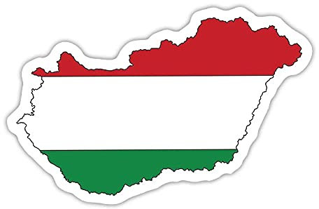 Xlnb. 13cm / 17cm Abnehmbare Aufkleber Ungarn Flagge Auto Aufkleber Wasserdichtes Zubehör auf Stoßfänger hinten Fenster Laptop (Color Name : PVC A0518, Size : Width 17 cm)