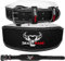 BEAST RAGE Gewichthebergürtel, Leder, strapazierfähig, Fitnessstudio, Bodybuilding, Workout, Training, Gewichthebergürtel, 10 verstellbare Löcher, 10,2 cm, gepolsterte (Schwarz, S)