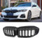Gangying G20 G21 Nieren Schwarz,Kühlergrille passend für BMW 3er G20 G21 2019-2022 Schwarz Glanz G20 G21 Grill Kühlergrill Vorne 316i 318i 320i 328i 330i 335i 340i Doppelsteg Nieren