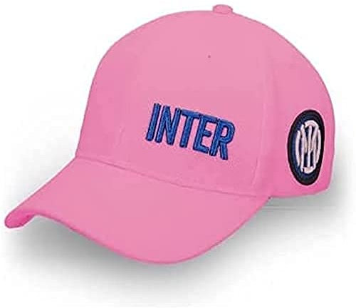 Inter Cappellino da Baseball con Visiera Logo, Collezione Stadio, Football cap Unisex-Adulto, Rosa, Taglia Unica