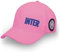 Inter Cappellino da Baseball con Visiera Logo, Collezione Stadio, Football cap Unisex-Adulto, Rosa, Taglia Unica