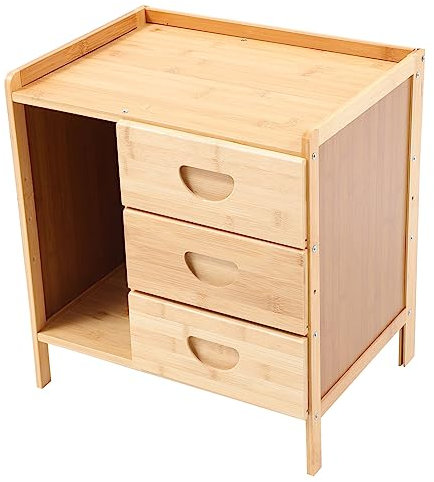 GRIRIW 1pc Holz Hause Nachttisch Einfache Stil Schlafzimmer Nacht Tisch Material Feine Handwerkskunst