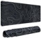 Mauspad Gaming XL 31.5 x 11.8in Topographische Tastatur Mouse Pad für rutschfeste Basis und genähte Kante, erweiterte Schreibtisch Pad Tastatur Mousepad Gaming (Schwarz)