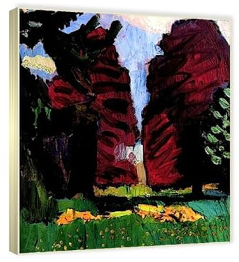 LZ6J8C9 Wall art prints Henri Matisse famous painting Henri Matisse poster Copper Beeches impressionist prints artwork wall decor for living room 30x35cm(12x14in) Champagne silver frame