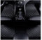 QWTYAFDD 4 Stück Leder Auto Fußmatten,für BMW 1 Series F20 F21 116i 118i 120i 2015-2019 Bodenmatten Allwetter Wasserdicht rutschfeste Teppich Zubehör für den Autoinnenraum,A All-Black
