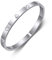 GILIEYER Edelstahl Armband - Klee, Liebe und Freundschaft, Cubic Zirkonia Kreuz, Fashion Mode (19, Herz-Silber)