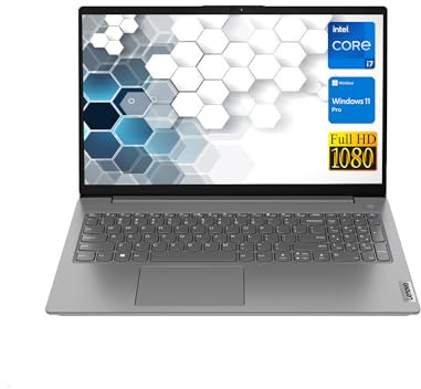 Lenovo V15 Gen 3 Business Laptop, 15.6 FHD Display, Intel Core i7-1255U, 16GB RAM, 512GB SSD, Wi-Fi 6, Bluetooth, HDMI, RJ-45, Webcam, Windows 11 Pro, Black