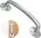 OXTXO Heavy-Duty Galvanized Door Pull Handle, Bold D-Handle Industrial Gate Handle for Garage Warehouse Shed Barn Gate Garden Wooden Gate, 195Mm Length
