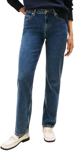 Tommy Hilfiger Damen Jeans Hose Dee Classic Straight Mid Rise