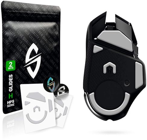SensoryBoost HPS Skates (2er Set) – kompatibel mit Logitech G502 Lightspeed – Perfekter Hybrid aus Speed & Kontrolle | PTFE | Ultra-sanft, abgerundet, langlebig | Premium Ersatz-Mausfüße, Glides