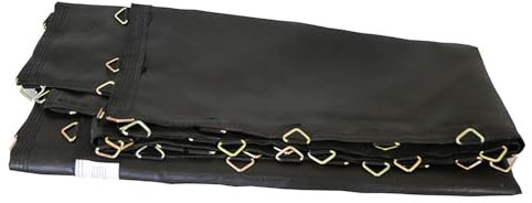 harayaa Replacement Jumping Mat Jumping Cushion Fits Rectangle Trampoline Frame Shock Absorbent Family Outdoor with Metal Eyelets, 201x137cm