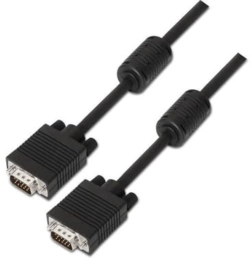 PRENDELUZ Câble SVGA 50 m avec ferrite HDB15/M-HDB15/M, idéal pour connecter des moniteurs et des appareils vidéo.