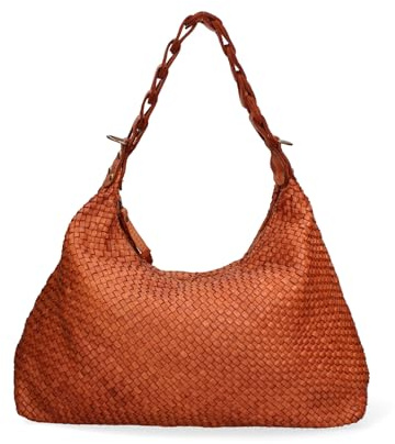 Gave Lux GLX22779923FBG-PARENT Damen-Schultertasche aus echtem Leder 46 x 33 x 15 cm