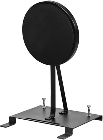 Double Bass Drum Pedal Practice Pad, Metal Kick Drum Practice Pad mit stabilen Schraubverbindungen, 22,6 x 22,6 x 37,1 cm, ideal für Anfänger und Enthusiasten, ideales Geschenk für Schlagzeuger