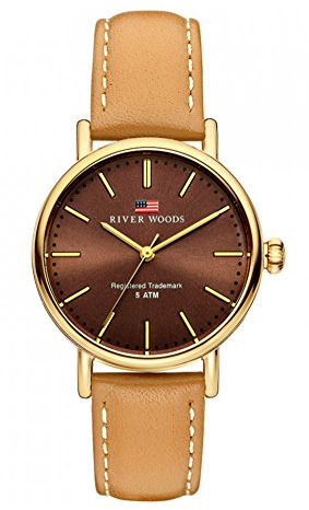 River Woods Women's Watch Leather Oswego