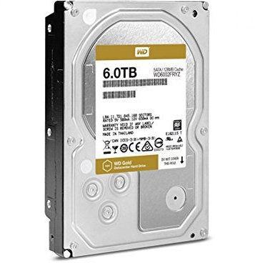 WD Gold WD1005FBYZ Datacenter Festplatte (1 TB, 7.200 U/min, SATA, 6 Gbit/s, 128 MB Cache, 8,9 cm (3,5 Zoll), zertifiziert, generalüberholt) 6TB