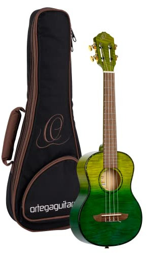 Ortega Guitars Tenor Ukulele Akustisch – Prism Series – Inklusive Gigbag – Ahorn, Mehrfarbig (RUPR-IVY)