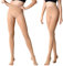 MANZI Damen 2 Paar Control-Top Strumpfhose mit Comfort Stretch 70 Denier,Suntan,XL