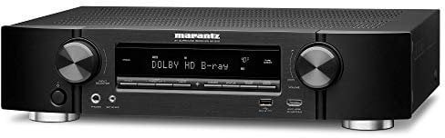 Marantz NR1510 5.2-Kanal AV-Receiver, HiFi Verstärker, 50W, 4K, Dolby Audio, HEOS Built-in, 6 HDMI Eingänge, Bluetooth, WLAN - Schwarz
